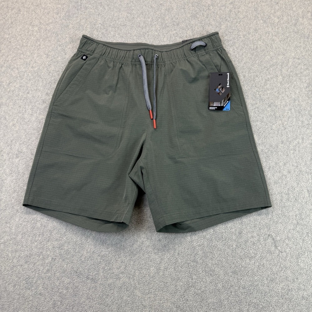 Black Diamond Sequence Shorts Men's M Tundra Green Ripstop Hiking NWT